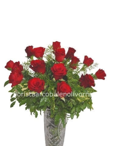 Bouquet di roselline rosse